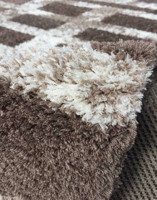 Високоворсний килим MF LOFT 2818A D.Beige-White - высокое качество по лучшей цене в Украине.